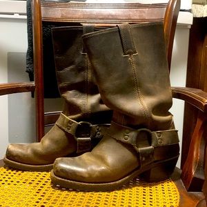 Frye harness boots